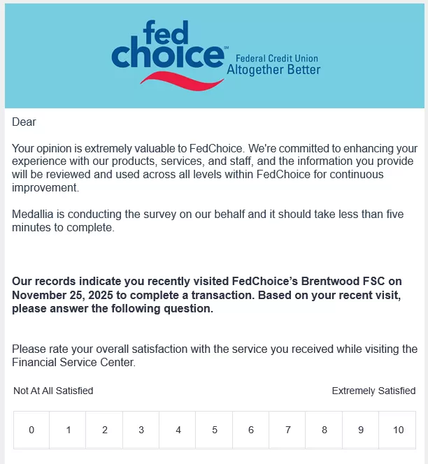 image of a sample survey